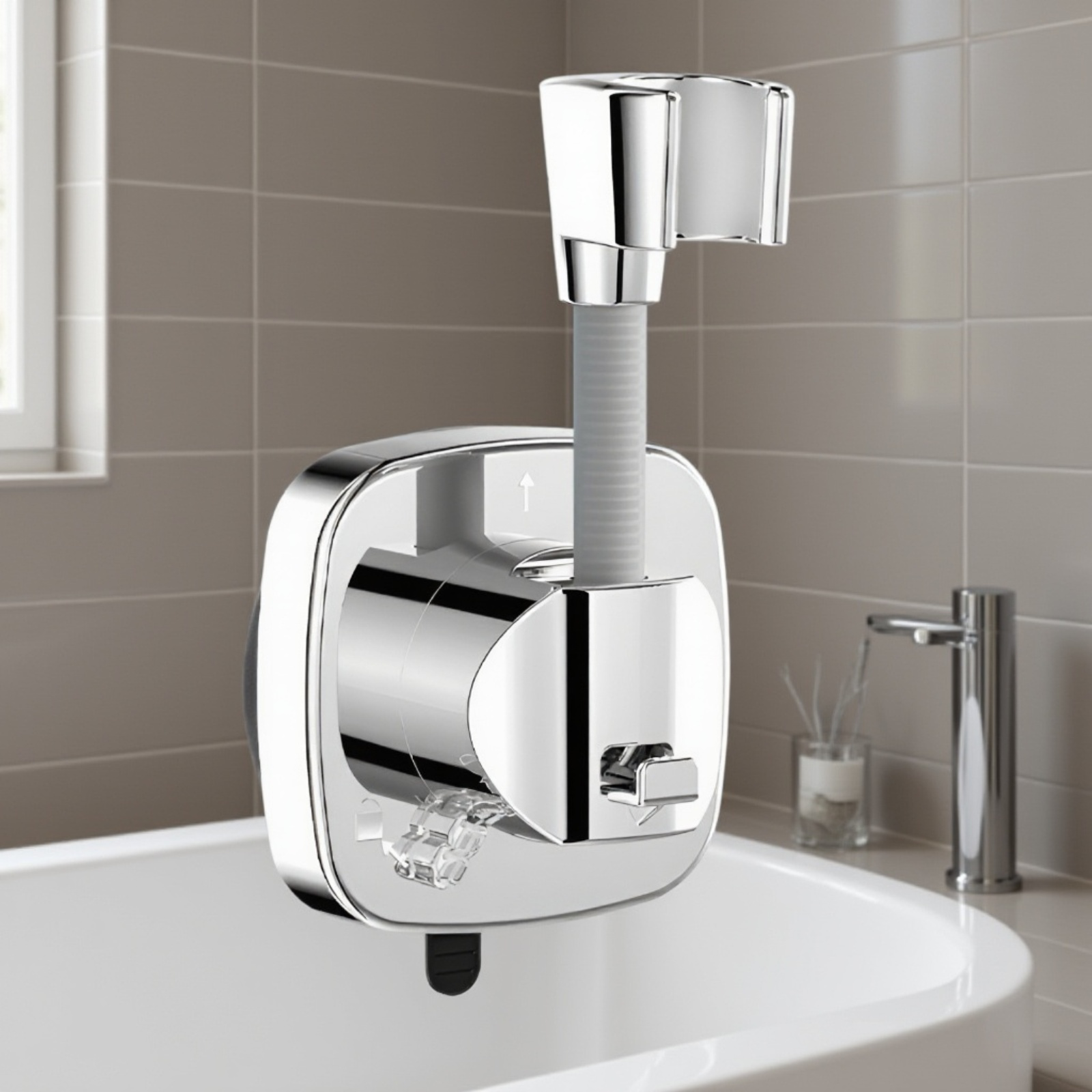 吸盤式シャワーブラケット