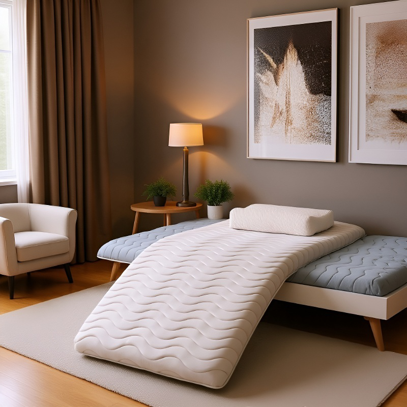 Matelas pour dortoir étudiant, matelas en mousse à mémoire de forme pour lit simple