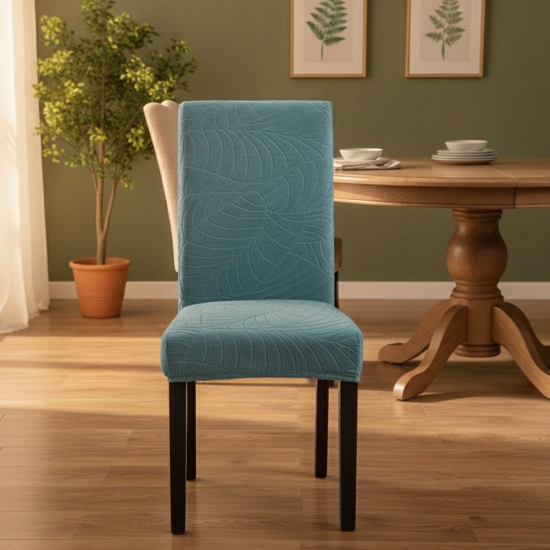 Protector de taburete elástico estilo jacquard