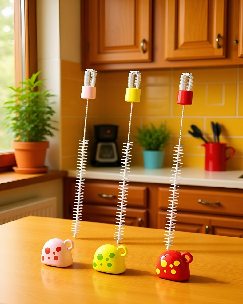 Cepillo de champiñón para áreas difíciles de limpiar