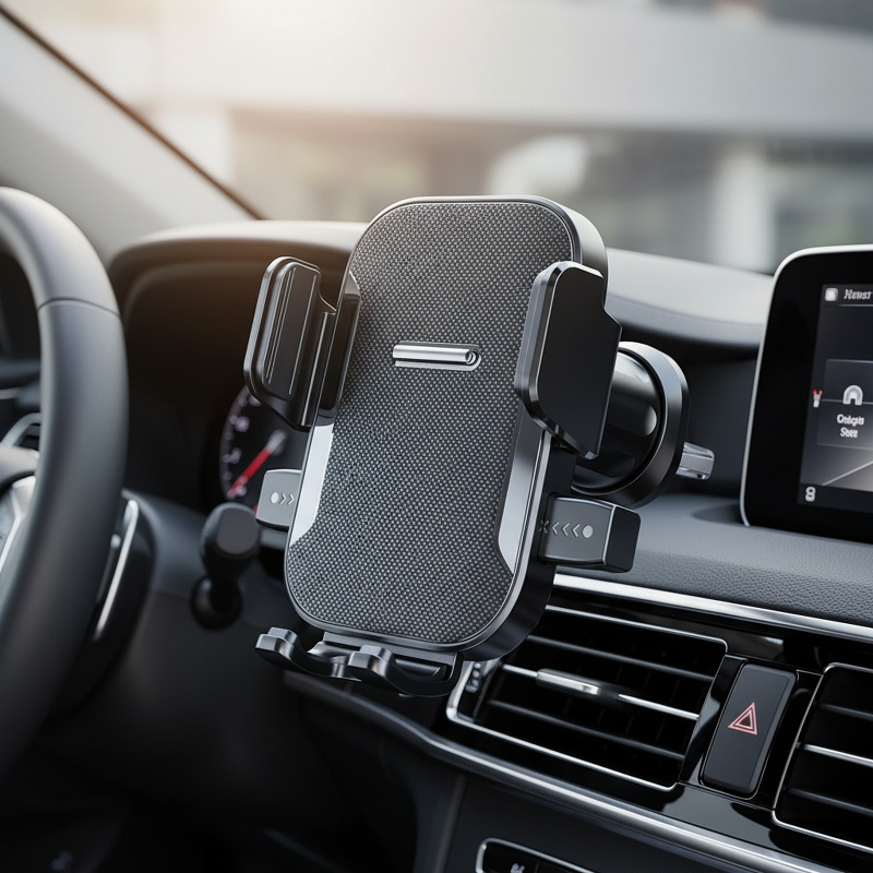 Handyhalter fürs Auto, Saugnapf mit automatischer Sperre, für Armaturenbrett und Luftauslass