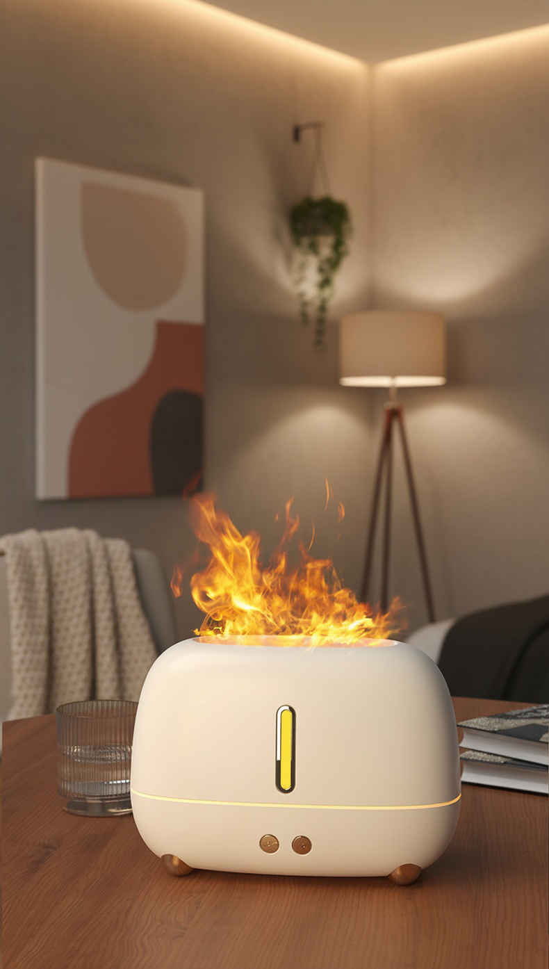 Lámpara ambiental de humidificación con aromaterapia