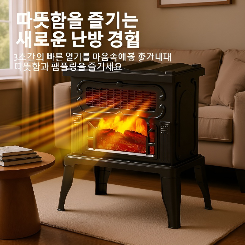 가정용 벽난로 시뮬레이션 화염산 난방기