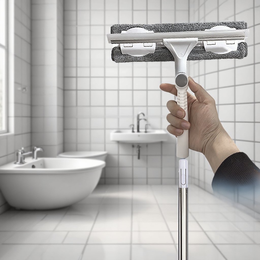 擦玻璃拖把窗戶雙面加長用途可伸縮擦窗器