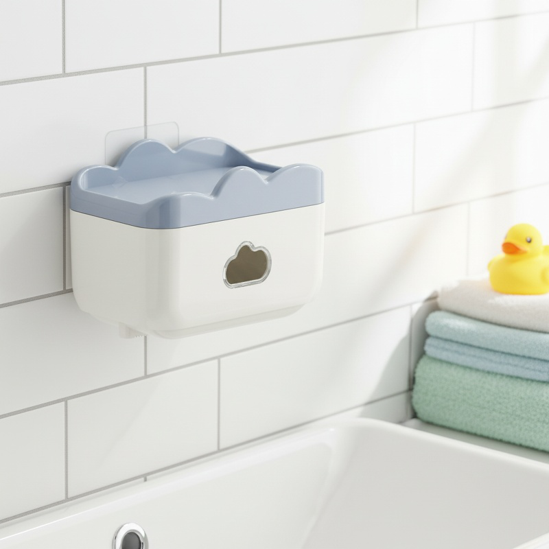 Waterproof Bathroom Tissue Box, Water and Moisture Resistant
