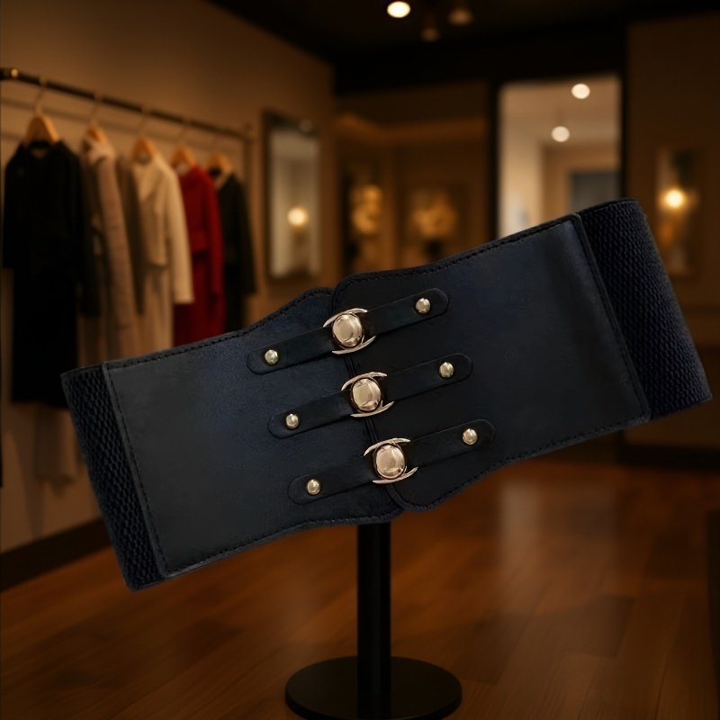 Retro elastický korzetový opasek na dámskou košili a svetr v palácovém stylu