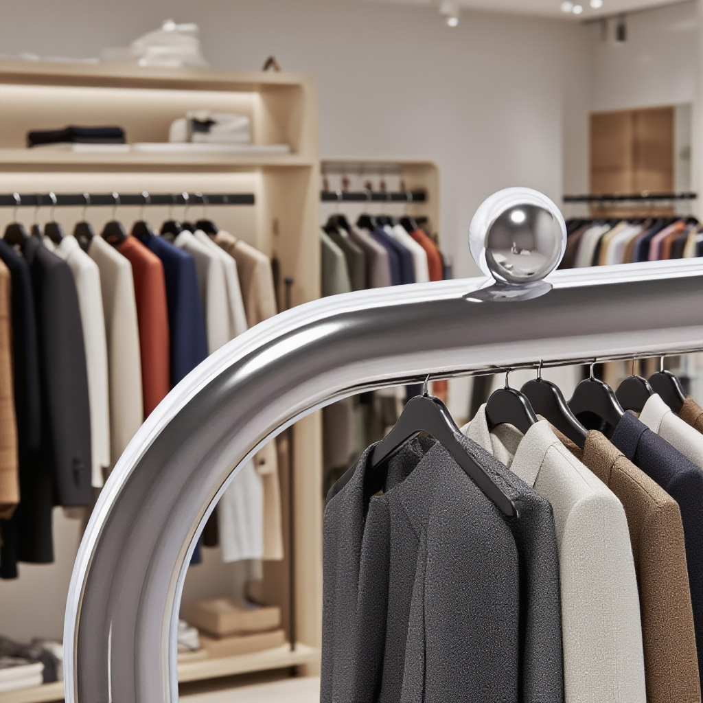 頑丈な床置き洋服ラックの使用イメージ