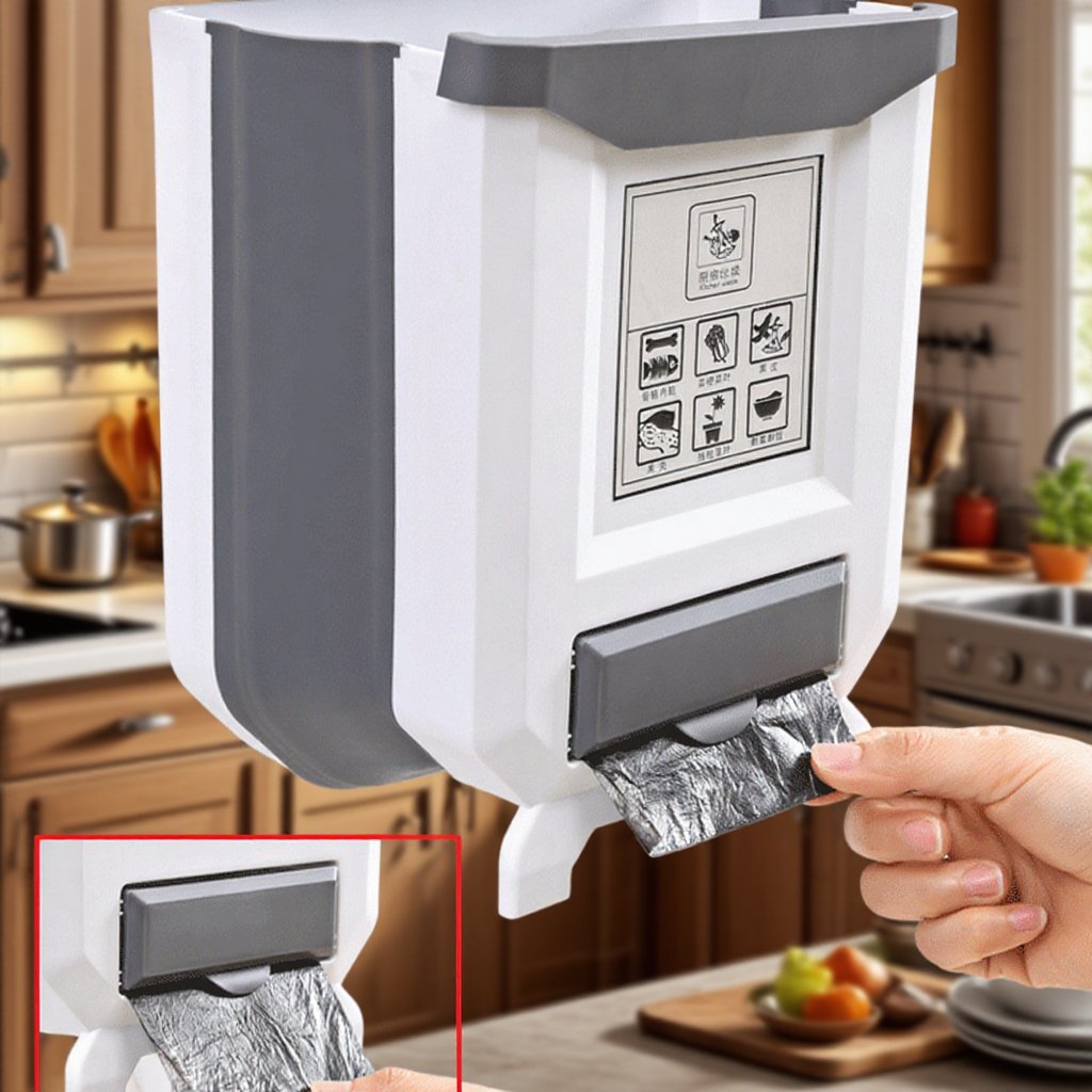 Skládací odpadkový koš