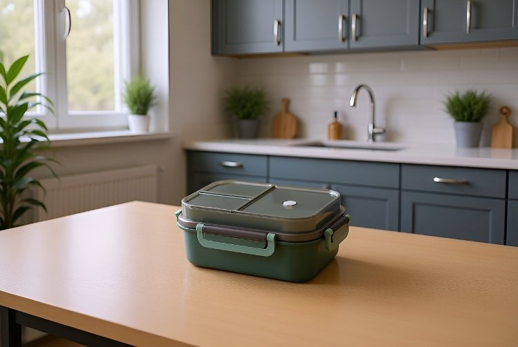 Durable lunch container with secure seal
