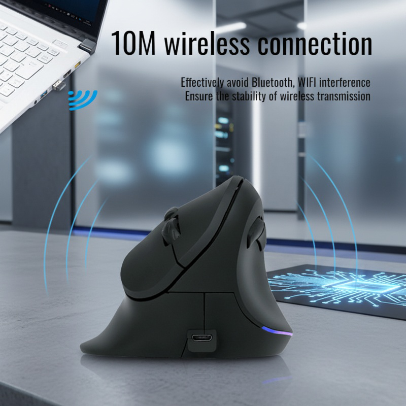 Ergonomic mouse for wrist pain relief