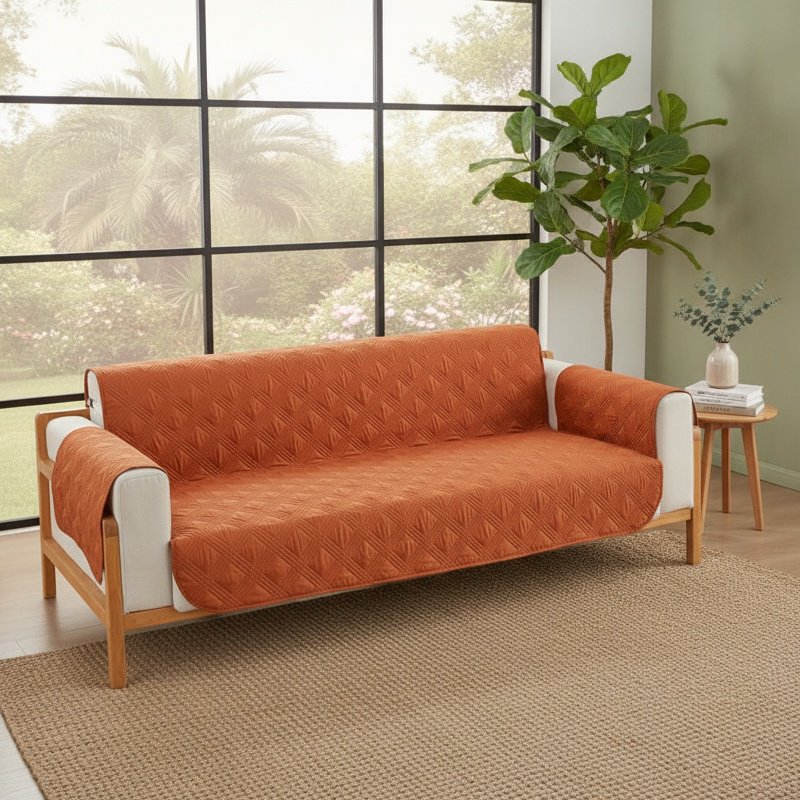 Full cover thickened sofa cover on modern living room sofa