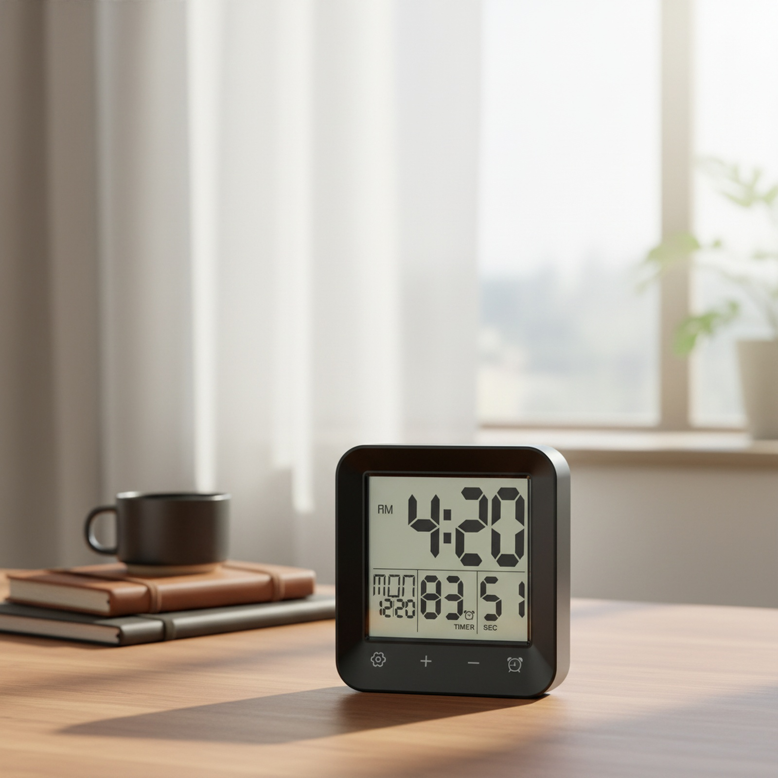 Moderne wasserdichte Uhr mit großer Anzeige