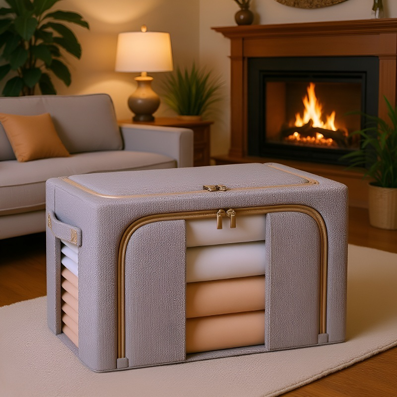 Kleider Aufbewahrungstasche Faltbare Kleiderschrank Organizer Haushaltsstoffkorb