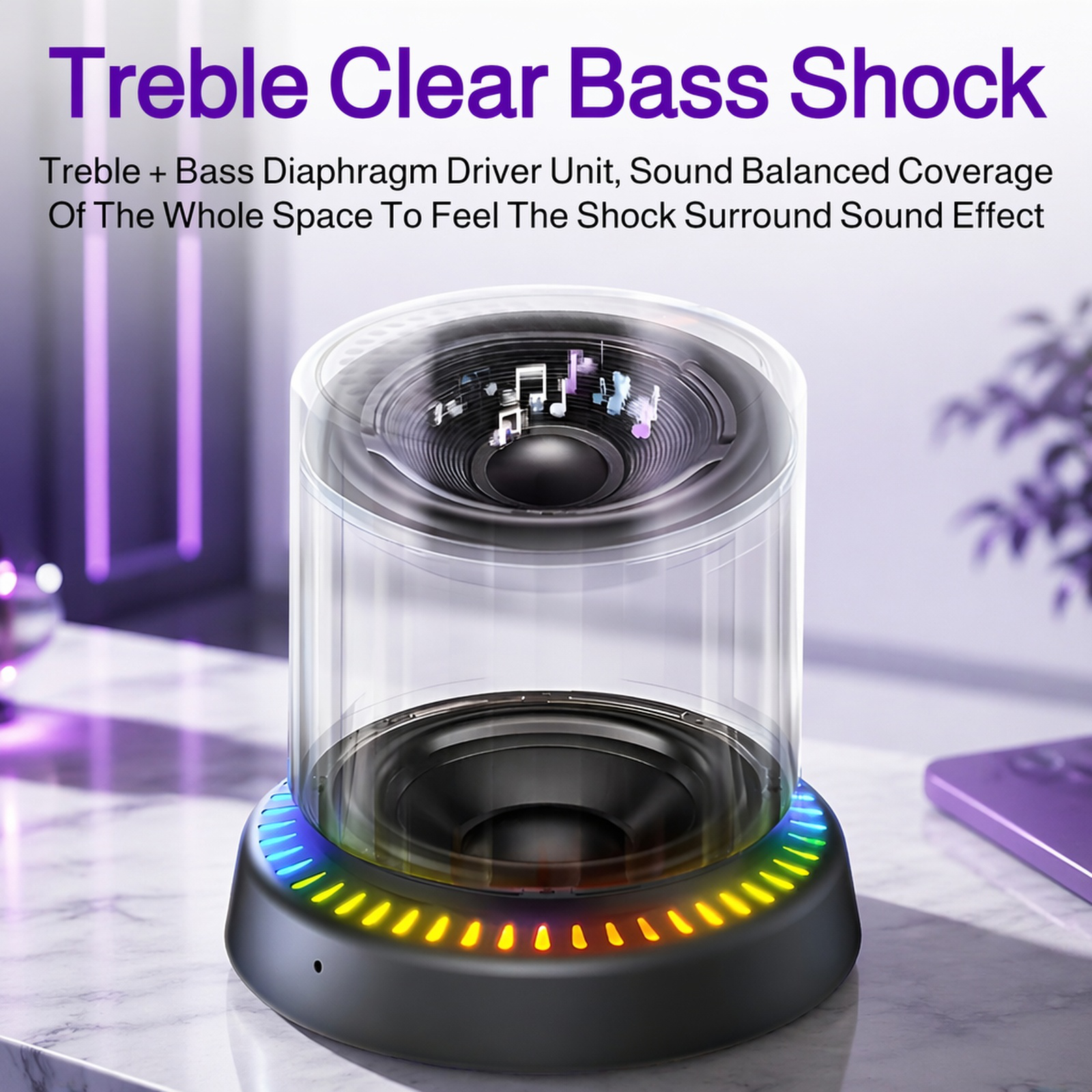 Magnetic Knob Bluetooth Speaker