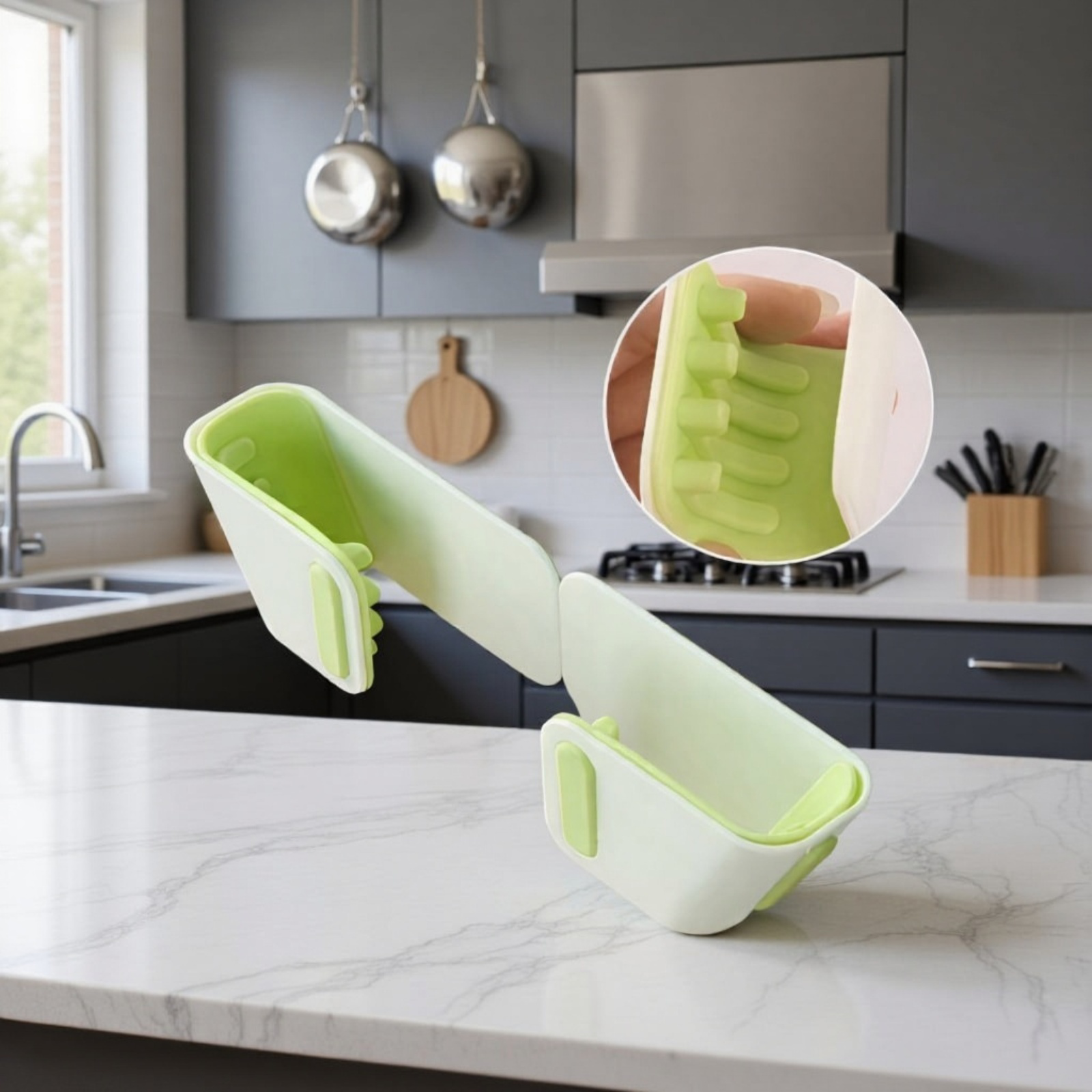 Estante para tapas fácil de instalar