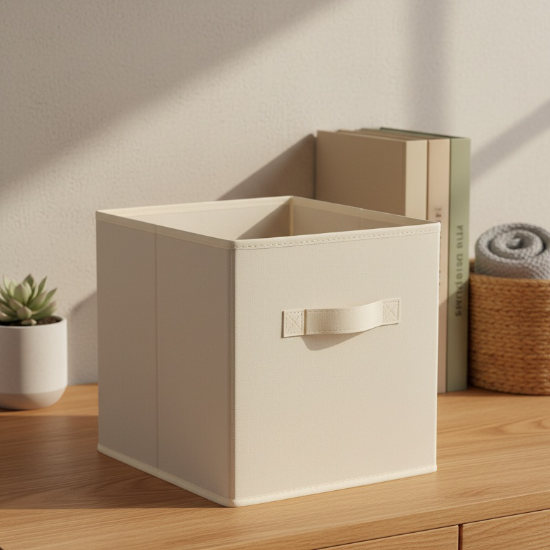 Boîte de rangement en tissu pour chambre à coucher, armoire, pliable