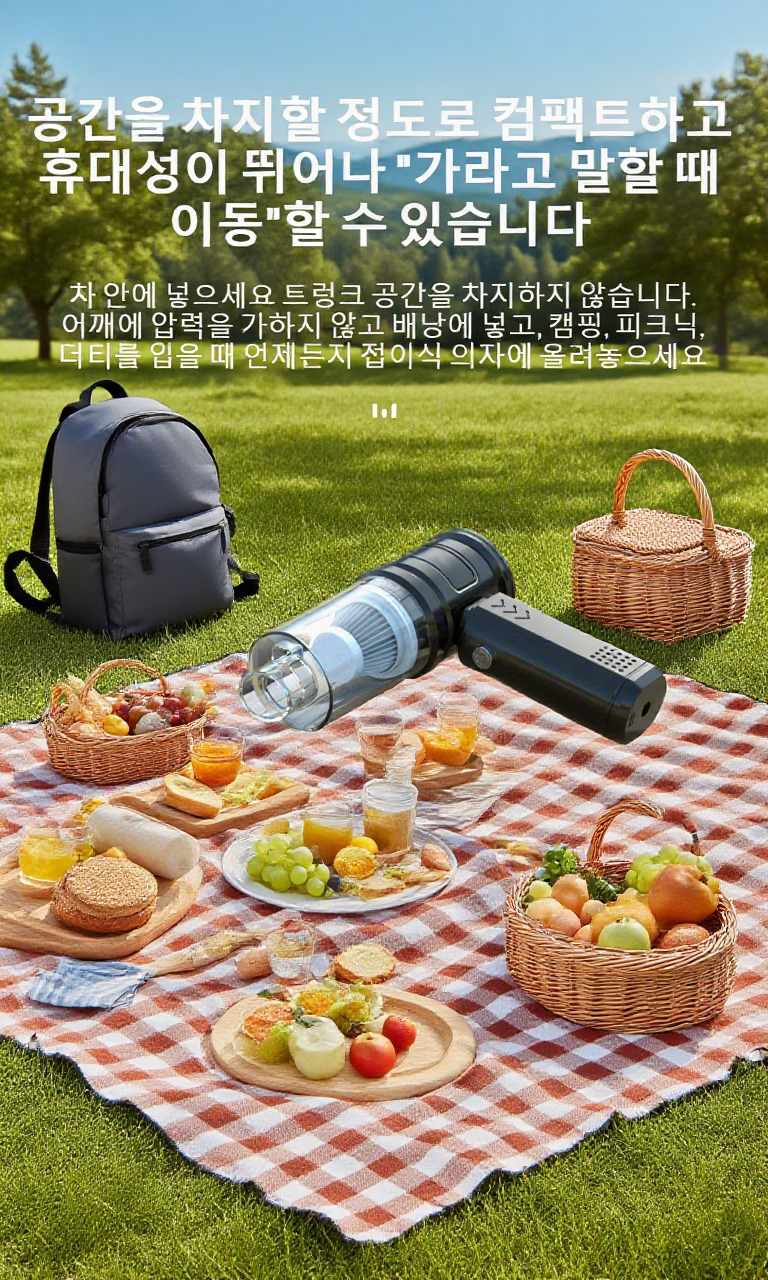 강력한 차량 청소기 필터 구조