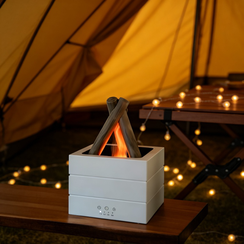 Humidificador y difusor de aromas de siete colores, modelo para hotel