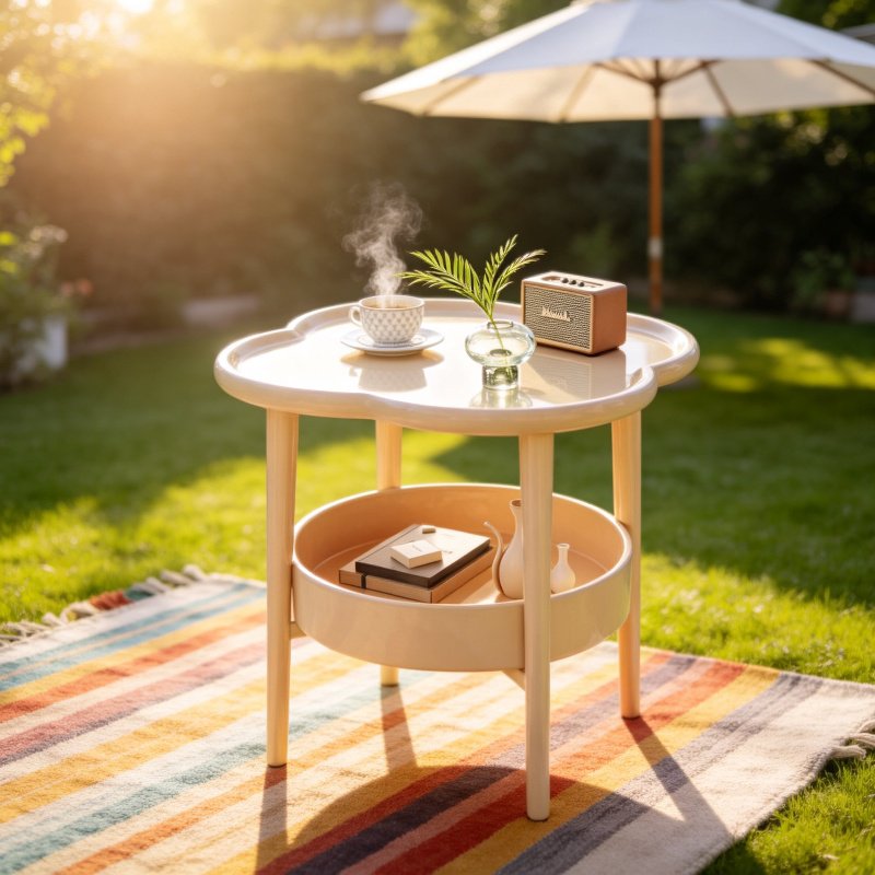 Creative side table Organizer Stable Furniture Uniform force multifunction Bedroom Shelf Bedroom Cof