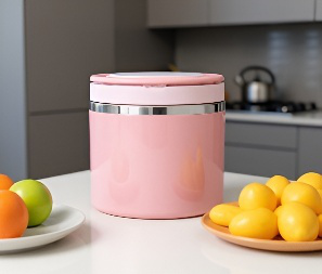 Large Capacity 630ml Portable Food Grade Stainless Steel Insulated Lunch Box