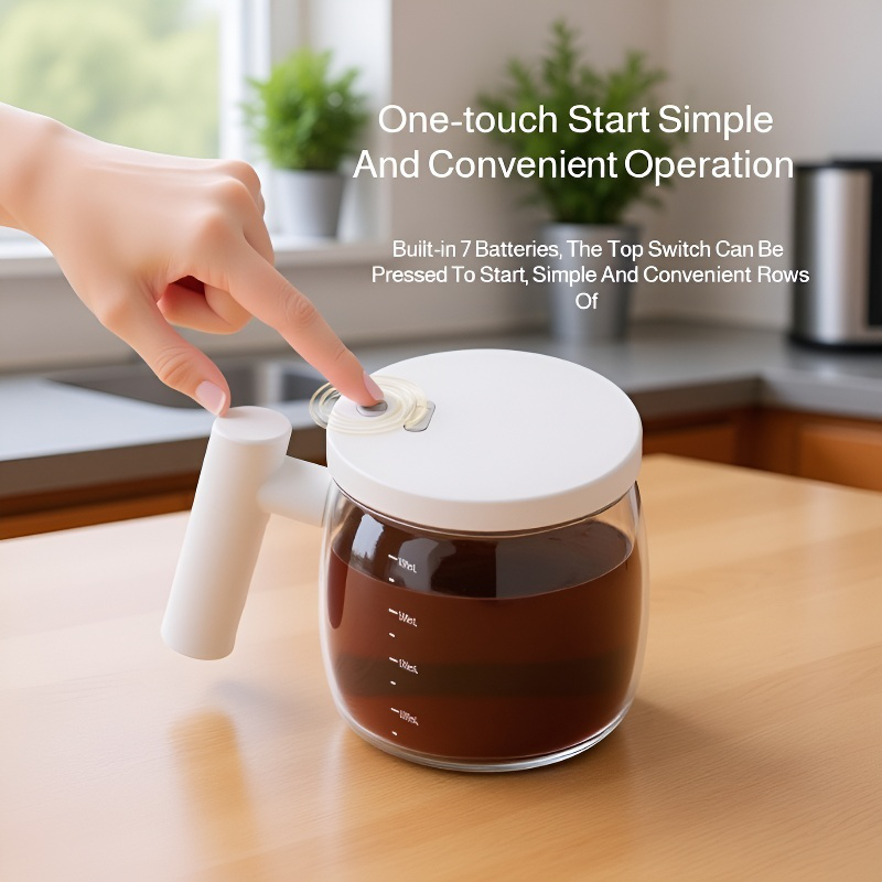 Electric Self-Stirring Portable Coffee Cup