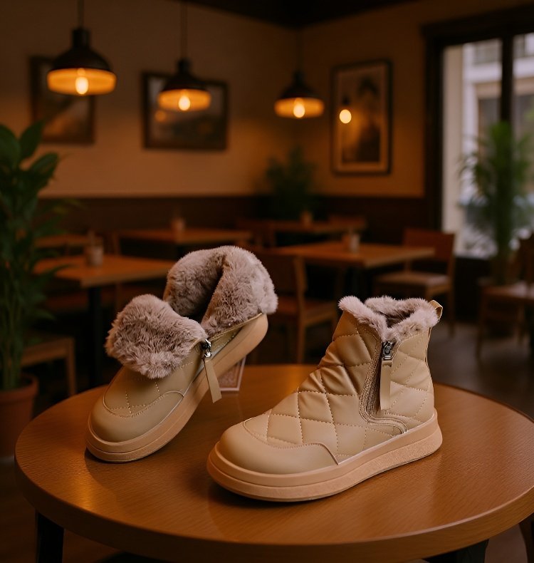 여성 방한 부츠 방수 기능 이미지