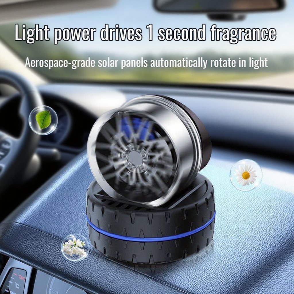 Automobile perfume solar aromatherapy rotary accessories