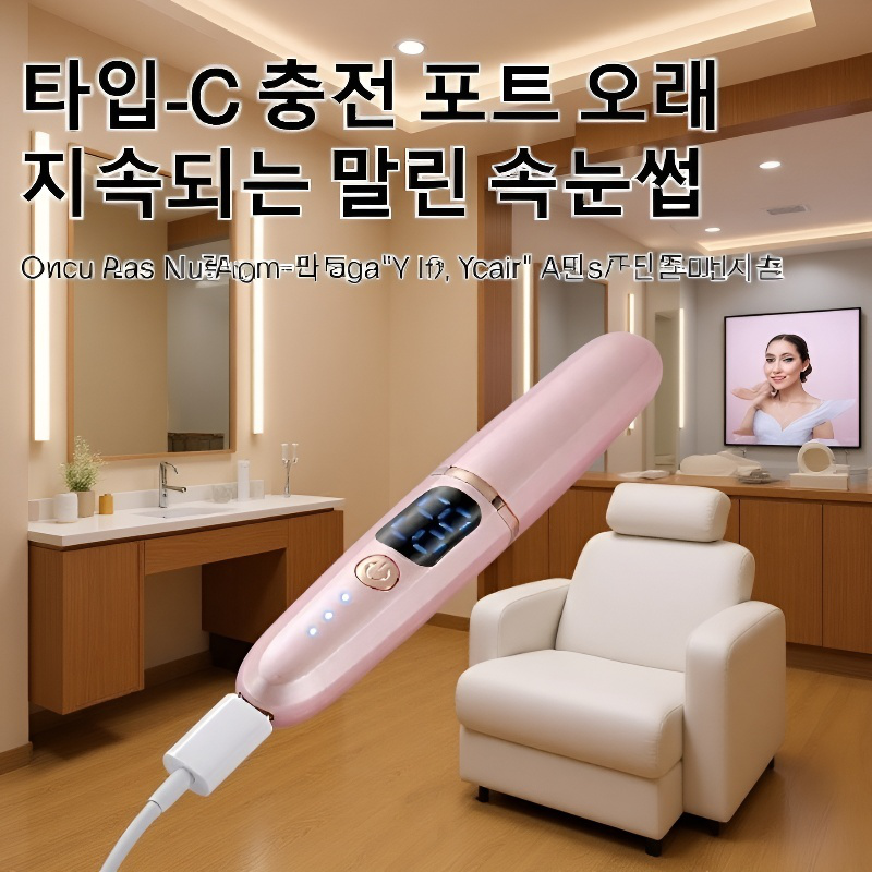 전동 속눈썹 컬링기 충전량 표시 속눈썹 고정기 가열 컬링 아이래쉬 홀더