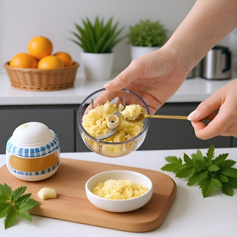 Electric Wireless Garlic Chopper for Kitchen