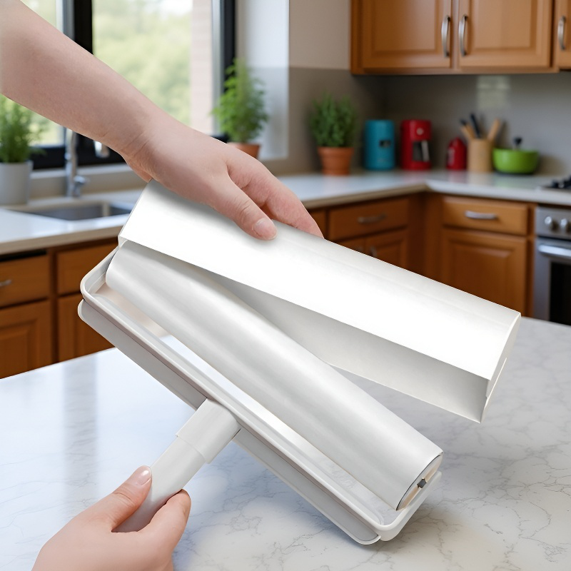 가정용 머리 흡입 롤러 브러시 긴 막대 신축성 찢어진 교체 롤러 점모기 침대 바닥 청소 먼지 롤러 브러시