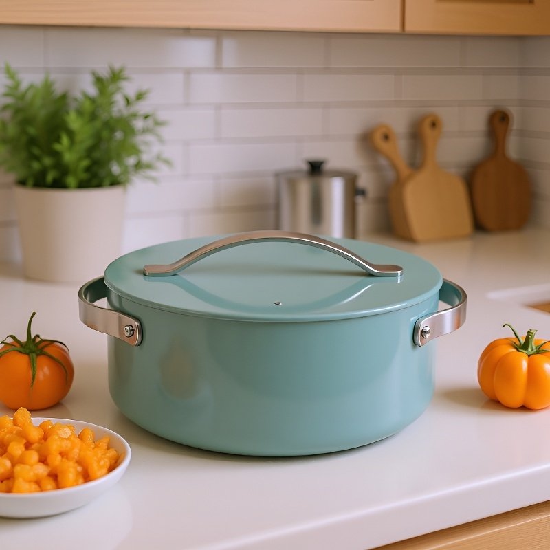 7-Piece Nonstick Cookware Set with Pan, Pots, and Bowls for Kitchen