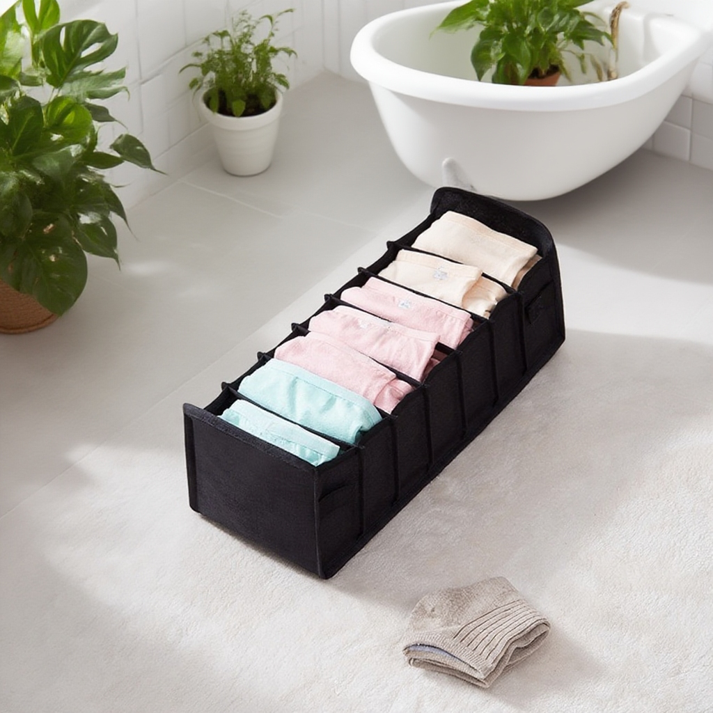 引き出し式布製下着収納ケースの全体画像