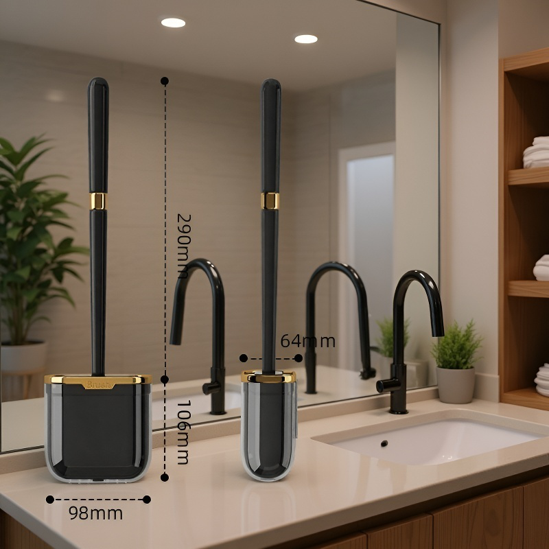 Brosse WC murale avec support en silicone