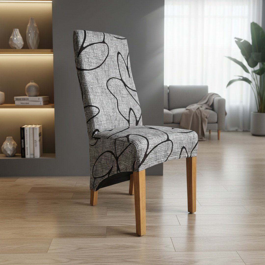 Slanting Chair Covers Chair Covers Various Patterns Office Stretch Printed