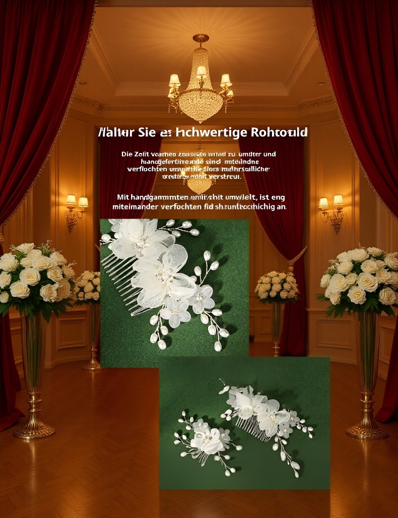 Edler Kopfschmuck für besondere Anlässe