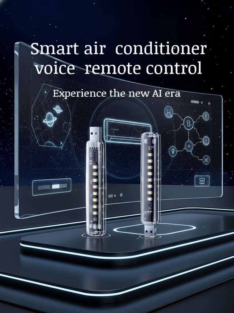 Smart Voice-Controlled AC Companion Night Light