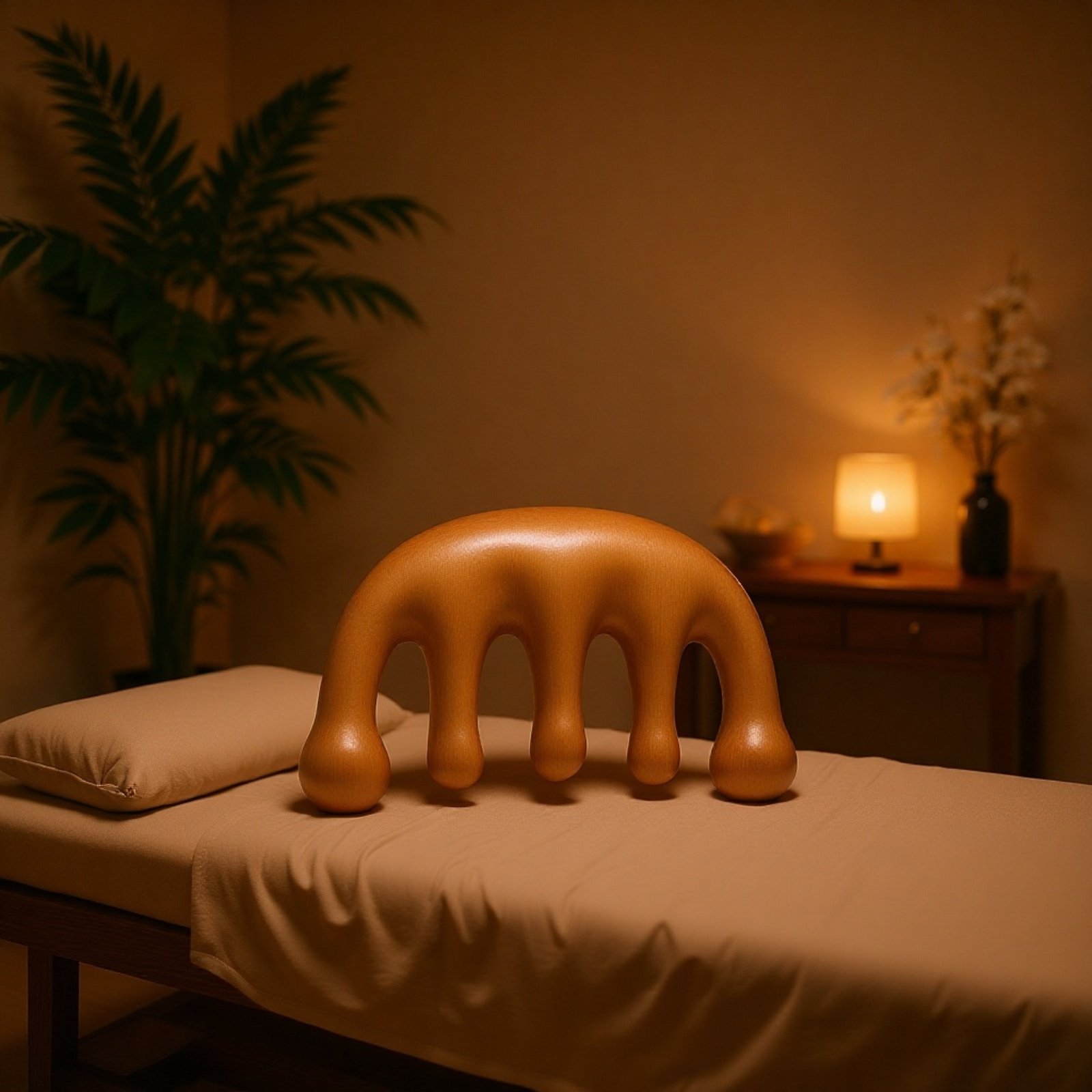 サンダルウッドマッサージコーム