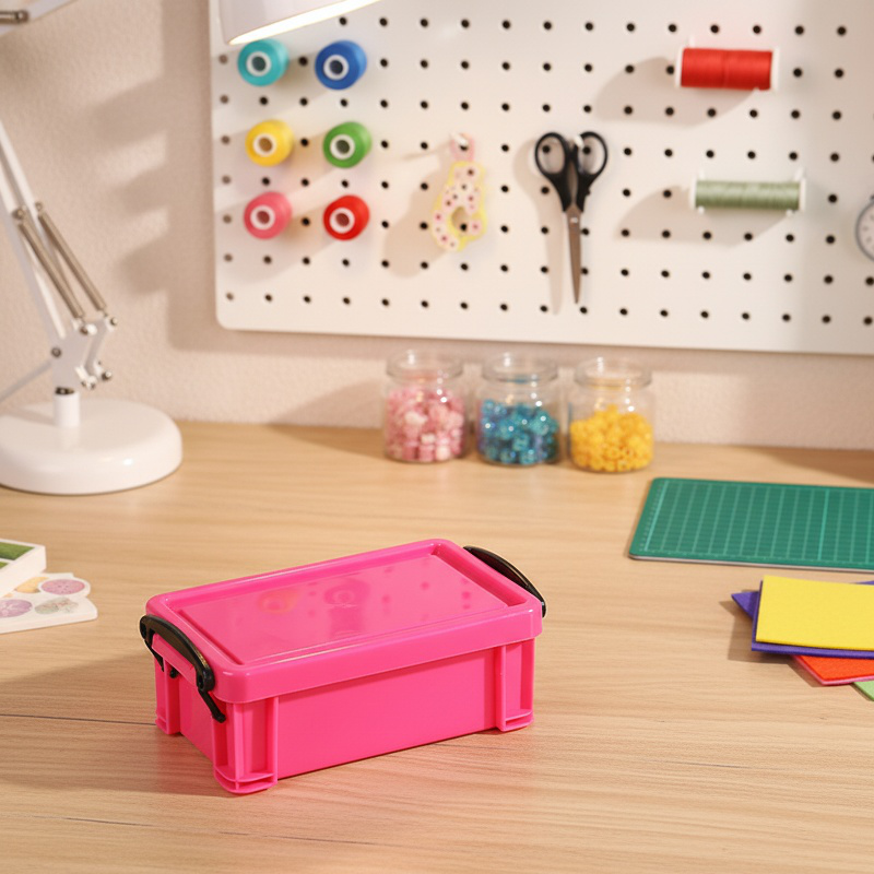 Household Large Capacity Durable Solid Color Storage Box Reinforced