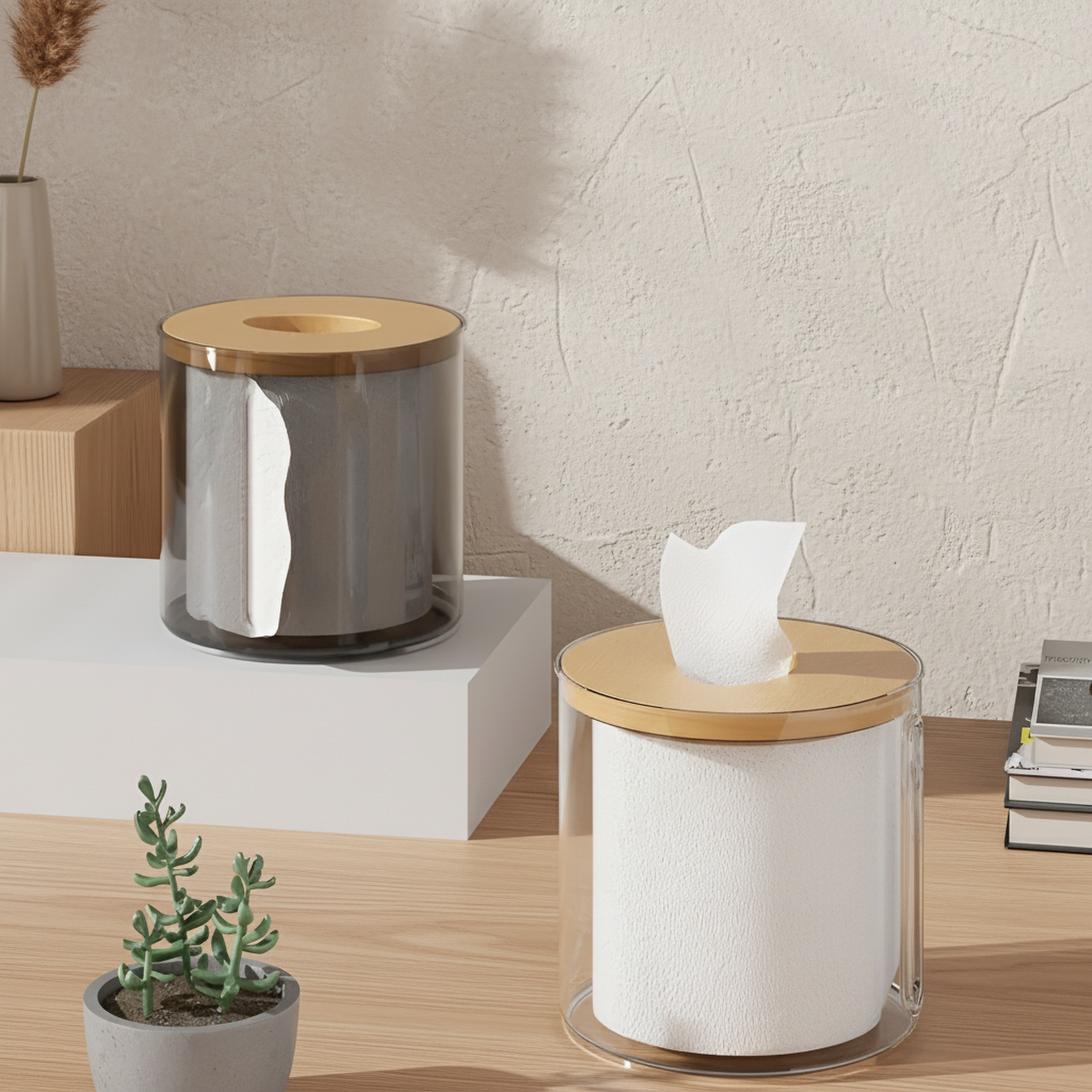 Household Tissue Box, Nordic Design, Suitable for Bathroom and Dining Room