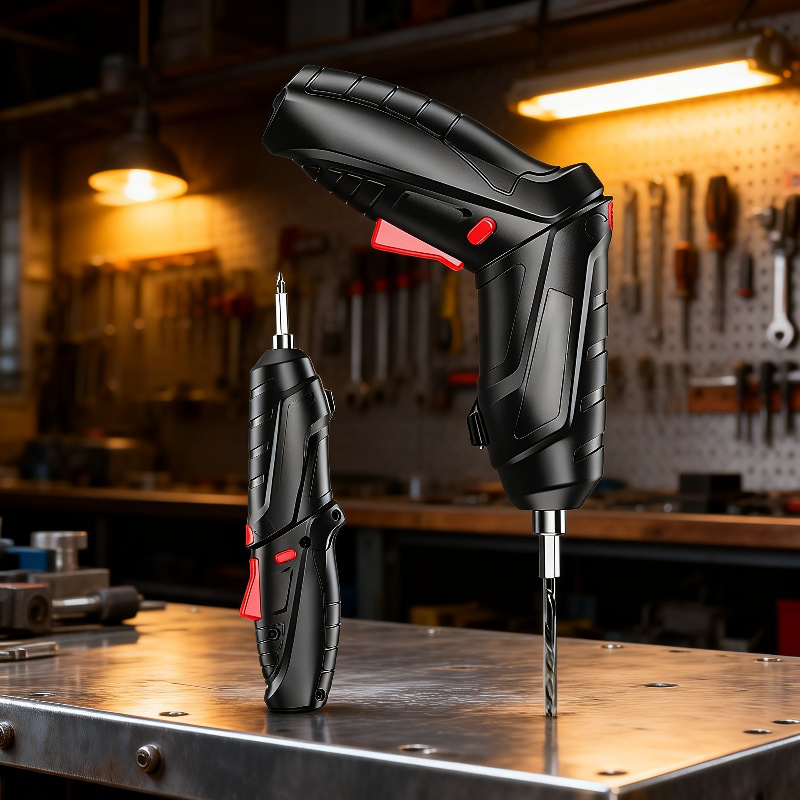 電動ネジドリル 48付属品付き 家庭用多機能電動ドライバー 充電式小型家庭用電動ドライバーセット（3色あり）