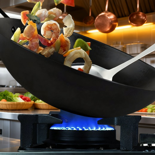 クラシックな鉄製ワーク鍋