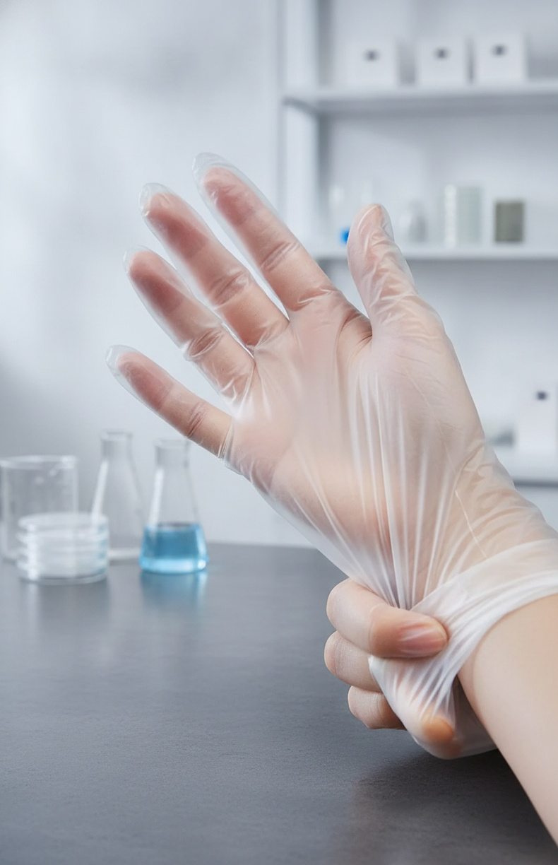 Box of Disposable TPE Gloves for food handling