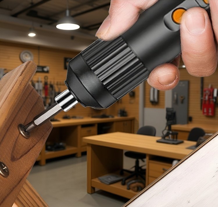 다양한 비트가 포함된 전동 드라이버 세트