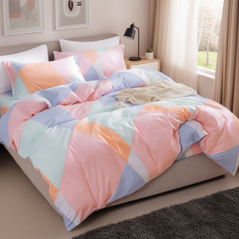 Autumn Quilt Cover Single Piece Three Piece Set Four Piece Set Student Dormitory Bedding