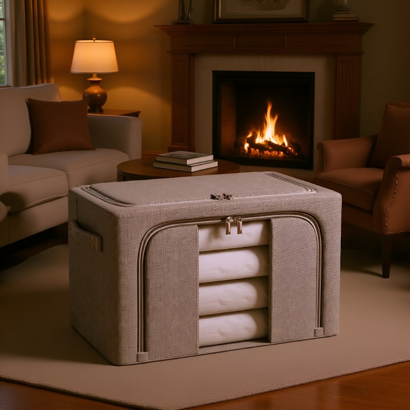 Kleider Aufbewahrungstasche Faltbare Kleiderschrank Organizer Haushaltsstoffkorb