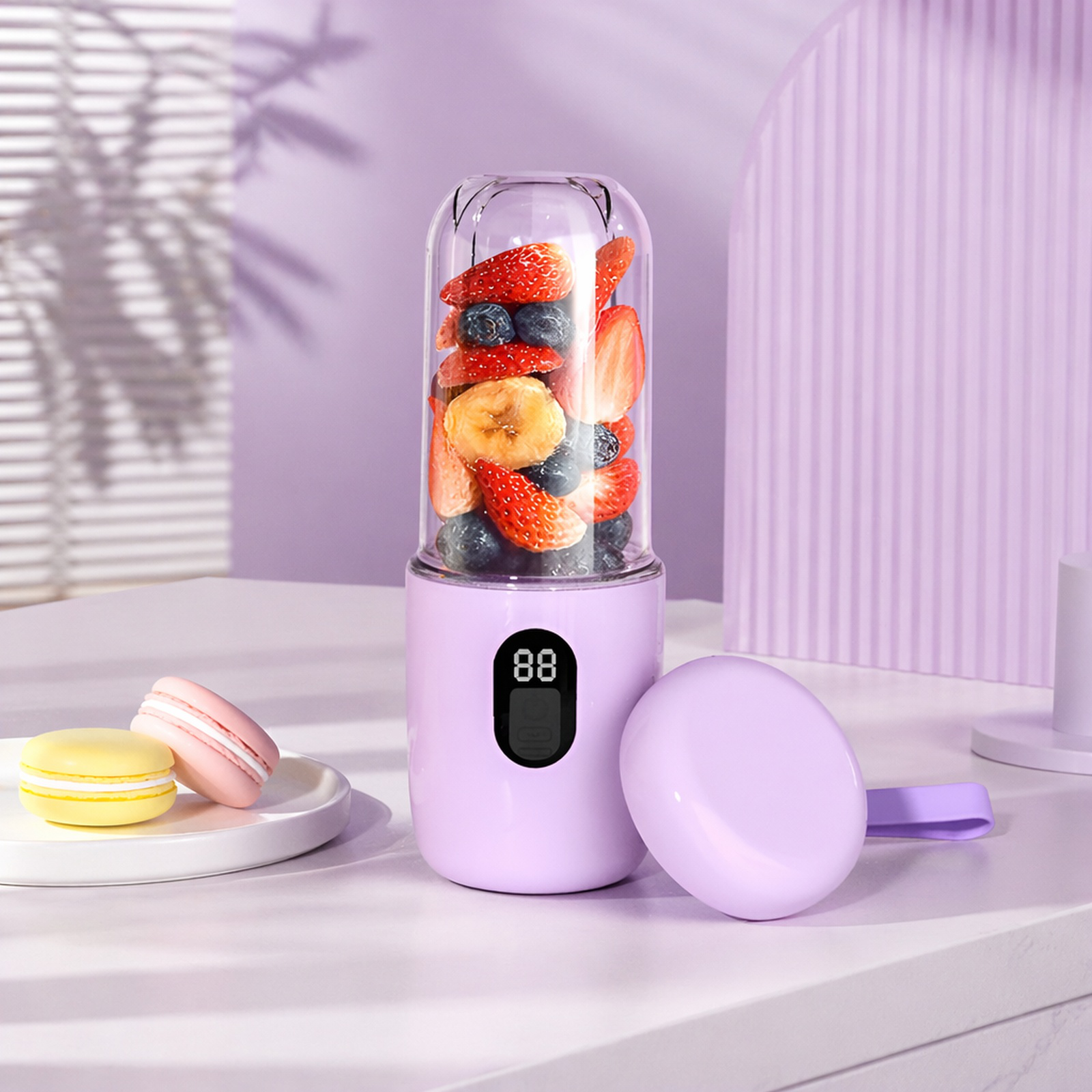 Mixeur portable USB multifonction pour jus, gobelet de voyage extérieur