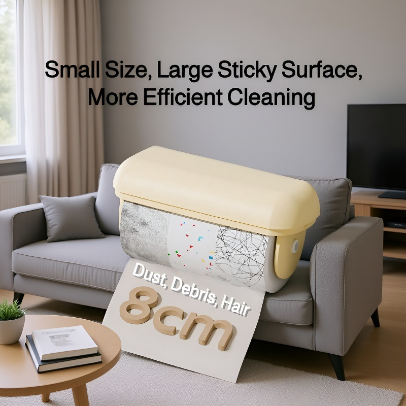 Household portable hair remover boxed roller stickers