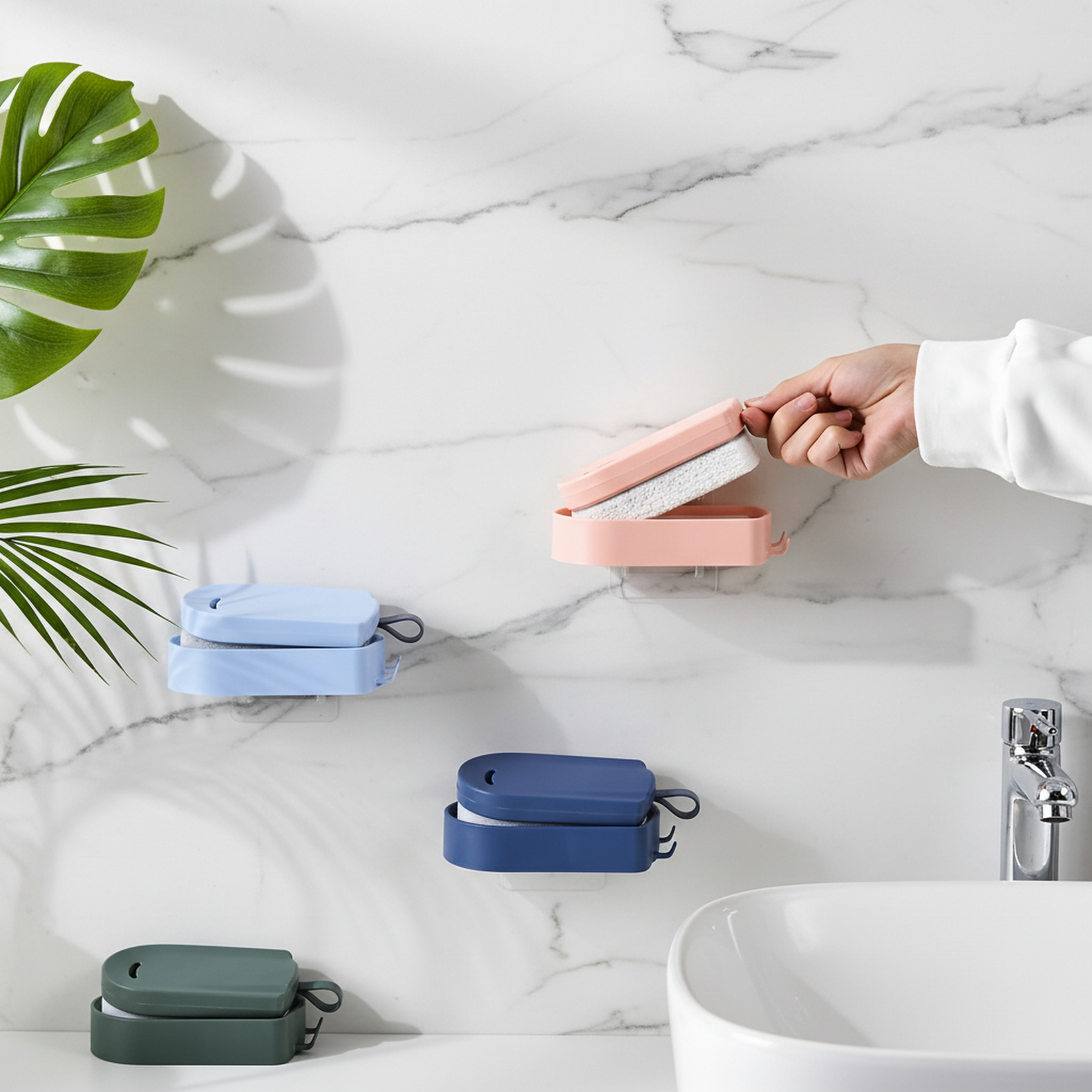 Multifunctional Wall-Mounted Drain Pan Brush