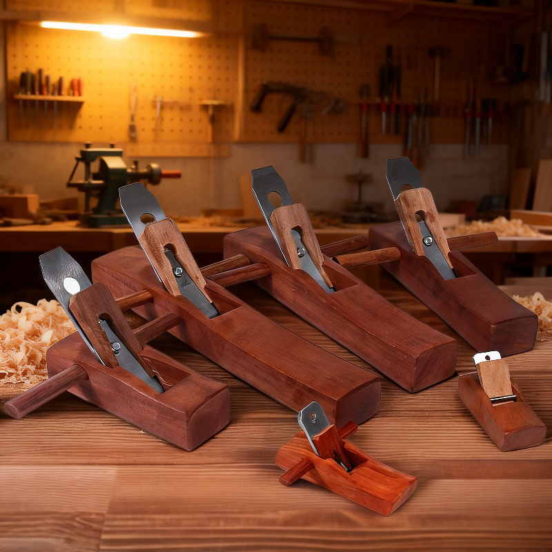 Cepillo de caoba para recortar bordes, herramienta manual para biselar madera