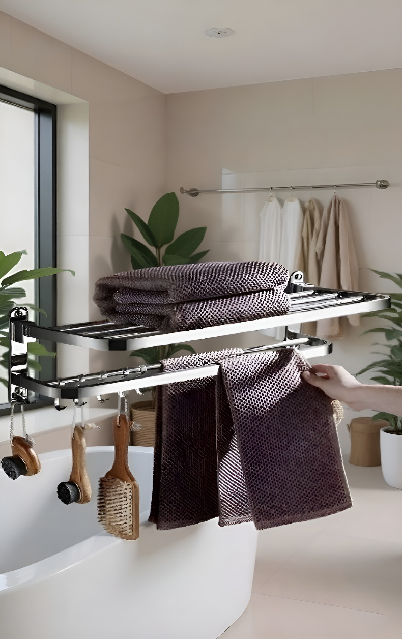 다용도 욕실 수납선반 전체 모습